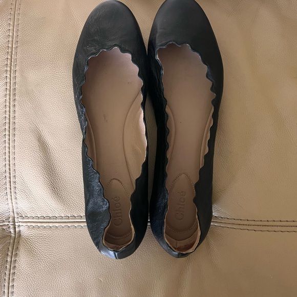 Chloé
Lauren Leather Ballet Flats Scalloped Leather Flats size 11 - Picture 5 of 6